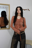 Cream Linkle Scarf T-shirt