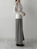 Eve One-Shoulder Pintuck Blouse