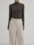 [1+1] Angora Mock Turtleneck T-Shirt