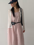 Melon lace bustier one-piece