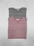 [Unisex] Candy Stripe Overfit T-Shirt
