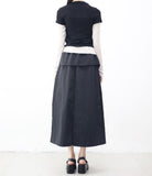 Kendall color matching short sleeve layered T-shirt
