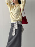 Tiber Collar Overfit Knit