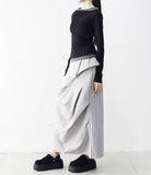 Charlotte Color Matching Off-Layered T-shirt