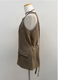 Momento Linen Long Vest