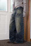 More pocket wide denim