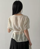 Fiona See-through Round Neck Blouse