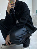 Carbon Coating black Pants
