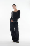 Objet oval stud belt