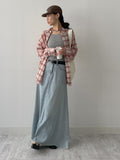 Linen Vintage Check Overfit Shirt