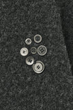 BUTTON HALF PULL-OVER SWEATER