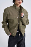 Vital military crop jacket