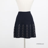 Ethel pattern knit skirt