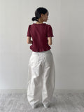 Lily Frill Short Sleeve Blouse