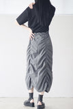 Celine shirring long skirt