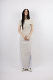 see-through mesh long skirt