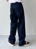 Straight Slop Raw Denim