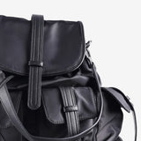 Diora Leather Two Pocket Backpack