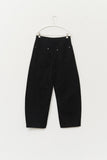 Button-fly Curved Pants