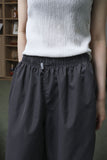 shirring wide pants