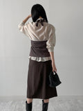 Jude Pintuck A-Line Midi Skirt