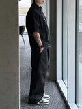 GY Full Banding Summer Linen Denim Pants
