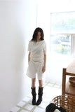 Two-Tuck Half Cotton Shorts