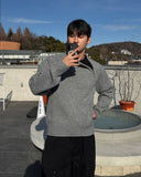 Roy Zipper Round Knit