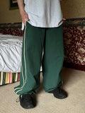 Nylon Track String Pants