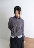 CURVE 2WAY HOOD ZIP UP
