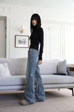 String hole turtleneck top