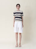 [Premium] Len Stripe Linen Knit