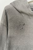 Tank Fading Waffled Zip Hoodie
