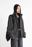 Glow washed cotton jacket