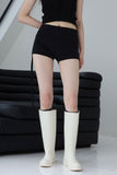 simple long rain boots