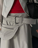 SUEDE WIDE BELT