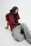Semi-cropped daily t-shirt