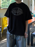 Metallic Logo Box Half Tee