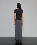 Asymmetrical Draped T-Shirt
