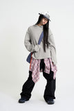 Western check over shirt