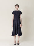 [Premium] Issey Pleated Point Long One Piece
