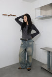 Back Pocket Washing Denim