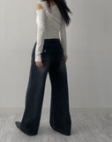 Athens Ribbed Slit T-shirt