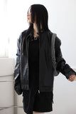 Leather padded jumper