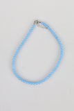 Aqua blue ball necklace