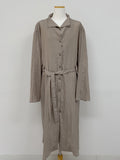 Trench Mock Neck Belted Long One Piece