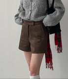 Suede Brushed Shorts