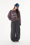 Gaussian off-shoulder tee