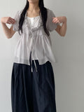 Kelly Layered Short Sleeve Blouse