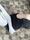 Nave Shirring Unbal Long Skirt